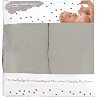 Funda para cambiador bebe - 2 fundas para colchoneta cambiador funda bañera 50x70 50x80 toalla ajustable a cambiadores